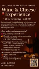 Wine & Cheese Experience - Event Ticket