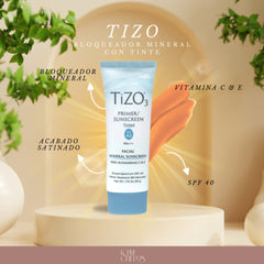 TiZO 3 (PRIMER/SUNSCREEN - TINTED) SPF 40 / 1.75oz