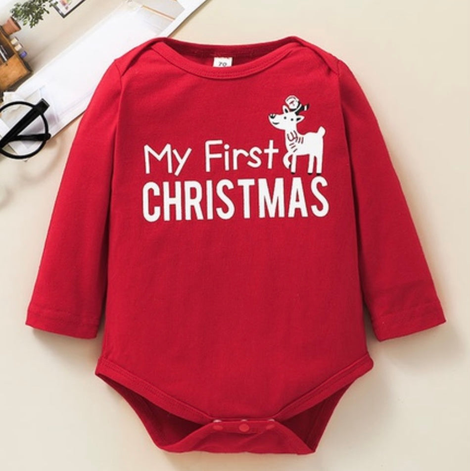 Mi first christmas red